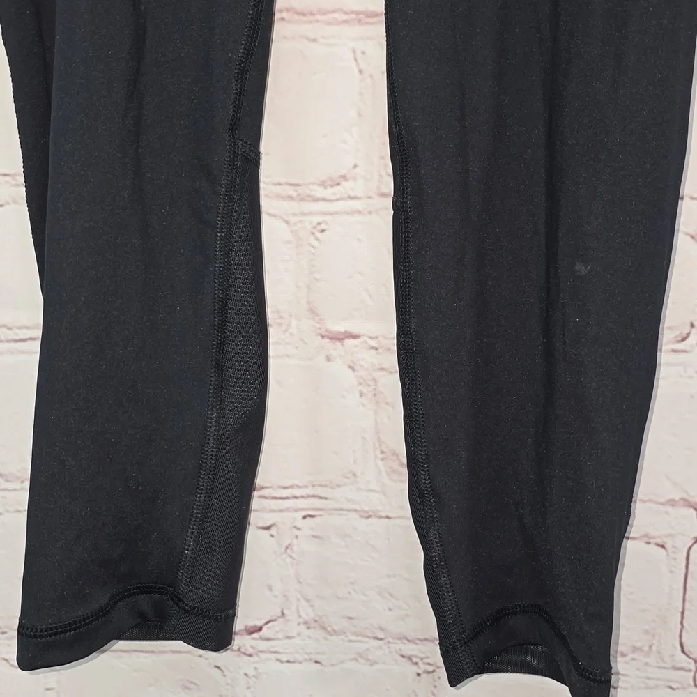 Nike Pro Dri Fit Black Leggings Mesh Back Legs Women's Small